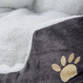 Dog Bed Cat Bed Pet Beds with Thickened PP Cotton Dog Cave Bed and SofaSuitable for Small Puppy Cat Bed