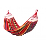 Outdoor Hammock Portable Garden Hammock Sports Home Travel Camping Swing Canvas Stripe Hang Bed Hammock Double Single People